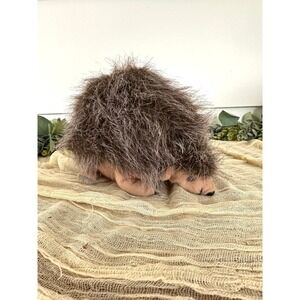 1992 Hedgehog Plush Determined Productions 8670 vintage stuffed animal pellet‎